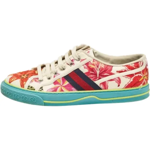 Pre-owned Canvas sneakers - Gucci Vintage - Modalova