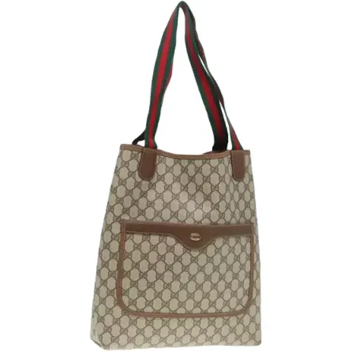 Pre-owned Tote Bags, female, , Size: ONE SIZE Pre-owned Leather totes - Gucci Vintage - Modalova