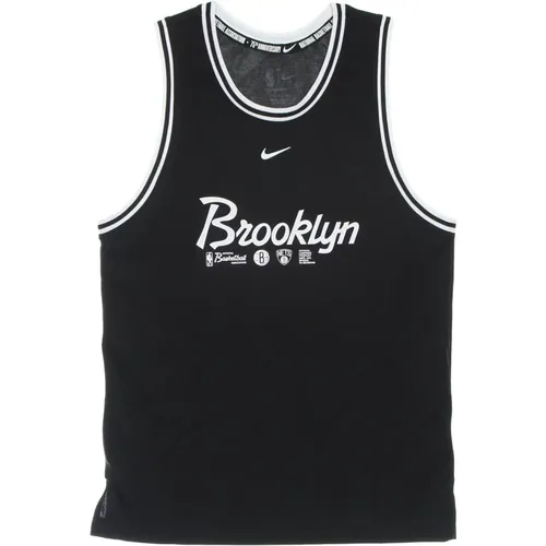 Sportswear, male, , Size: XL Brooklyn Nets Basketball Tank Top - Nike - Modalova