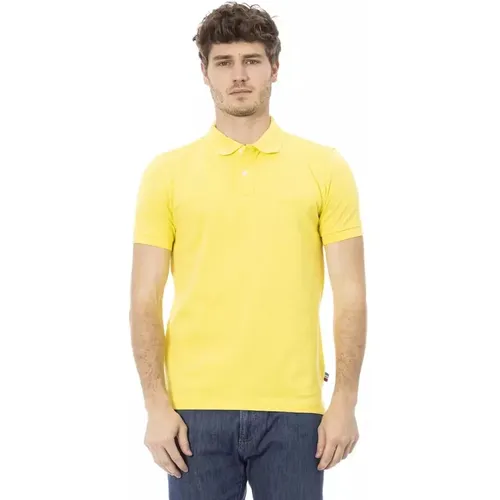 Sonnen gelbes Baumwoll-Poloshirt , Herren, Größe: L - Baldinini - Modalova