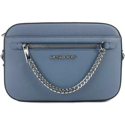 Jet Set Denim Chain Crossbody Bag , female, Sizes: ONE SIZE - Michael Kors - Modalova