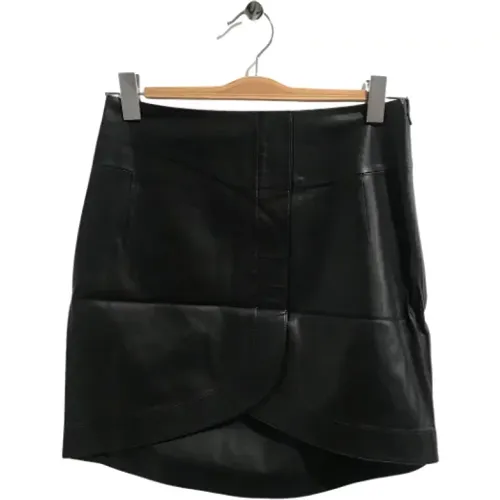 Pre-owned Skirts, female, , Size: S Pre-owned Leather bottoms - Balenciaga Vintage - Modalova