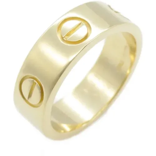 Pre-owned Jewellery, female, , Size: ONE SIZE Pre-owned Gold rings - Cartier Vintage - Modalova