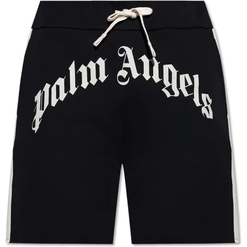 Casual Shorts, male, , Size: M Logo shorts - Palm Angels - Modalova