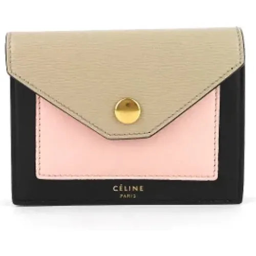 Pre-owned Leather wallets , female, Sizes: ONE SIZE - Celine Vintage - Modalova