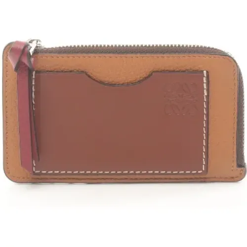 Pre-owned Leather wallets , female, Sizes: ONE SIZE - Loewe Pre-owned - Modalova