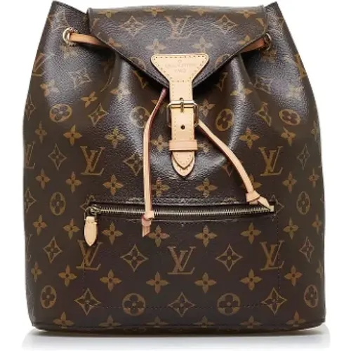 Pre-owned Backpacks, female, , Size: ONE SIZE Pre-owned Canvas backpacks - Louis Vuitton Vintage - Modalova