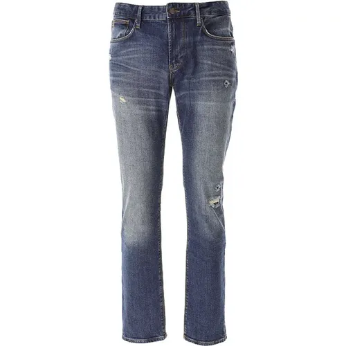 Denim Slim Fit Jeans , male, Sizes: W38, W30, W36, W31, W34 - Emporio Armani - Modalova