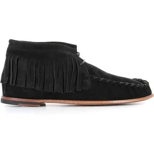 Suede Fringe Boots , female, Sizes: 4 UK, 4 1/2 UK, 7 UK, 3 UK, 5 UK, 5 1/2 UK - Alexander Hotto - Modalova