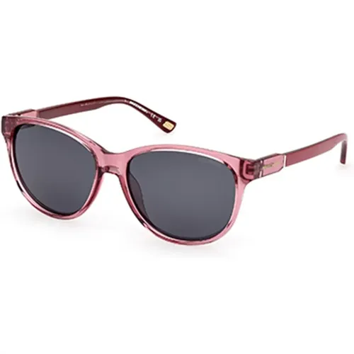 Red Polarized Sunglasses Se6296-69D , female, Sizes: 55 MM - Skechers - Modalova