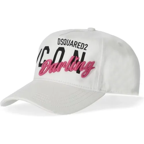 Caps, female, , Size: ONE SIZE Icon Darling Baseball CAP - Dsquared2 - Modalova