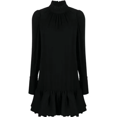 Long sleeve turtleneck dress , female, Sizes: S, 2XS, XS - Paco Rabanne - Modalova