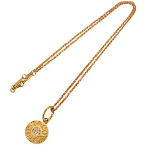 Pre-owned Jewellery, female, , Size: ONE SIZE Pre-owned Gold necklaces - Tiffany & Co. Pre-owned - Modalova