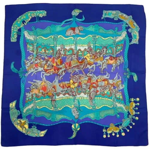 Pre-owned Scarves, female, , Size: ONE SIZE Pre-owned Silk scarves - Hermès Vintage - Modalova