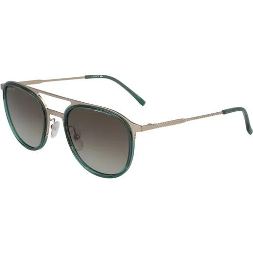 Stilvolle Sonnenbrille Braun Verlauf , unisex, Größe: 54 MM - Lacoste - Modalova