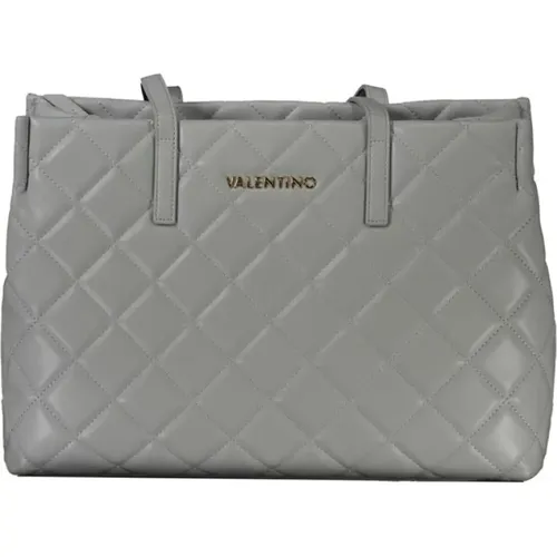 Grey Polyethylene Handbag , female, Sizes: ONE SIZE - Valentino by Mario Valentino - Modalova