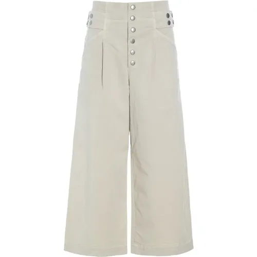 Wabi Culotte Tencel Cotton Elasthan Ivory , female, Sizes: L, XL, 2XL, M - Bitte Kai Rand - Modalova