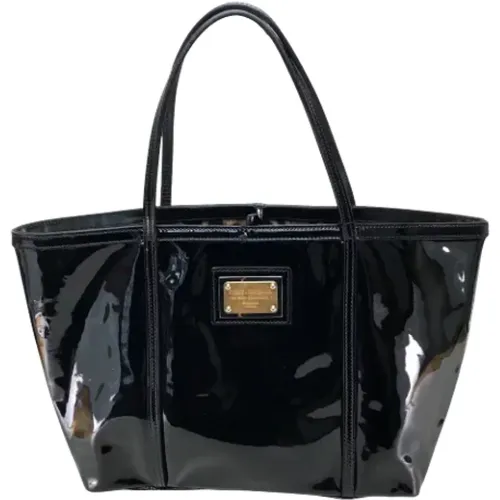 Pre-owned Leather totes , female, Sizes: ONE SIZE - Dolce & Gabbana Pre-owned - Modalova