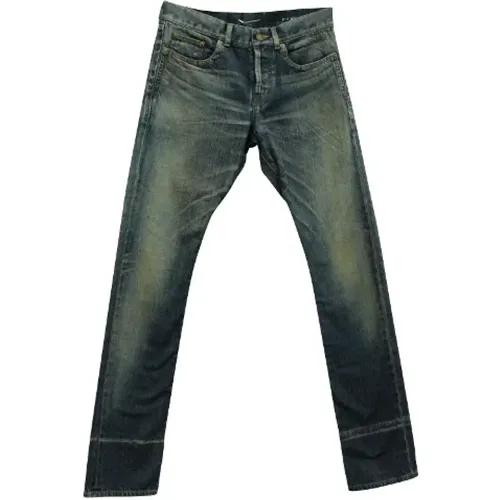 Pre-owned Jeans, male, , Size: 4XS Pre-owned Cotton jeans - Yves Saint Laurent Vintage - Modalova