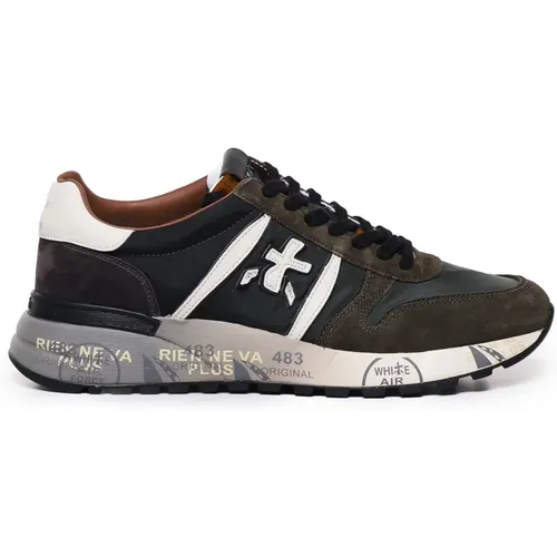 Schwarze Color Block Sneakers , Herren, Größe: 43 EU - Premiata - Modalova