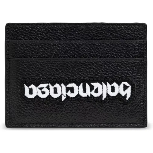 Wallets & Cardholders, male, , Size: ONE SIZE Card Holder - Balenciaga - Modalova