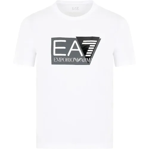 Minimalist Short Sleeve T-Shirt , male, Sizes: L, S - Emporio Armani EA7 - Modalova