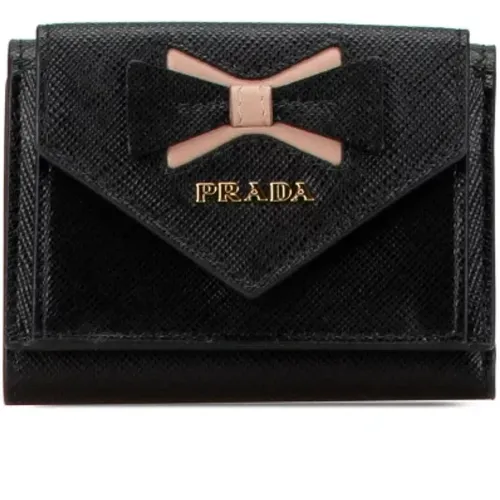 Pre-owned Leather wallets , female, Sizes: ONE SIZE - Prada Vintage - Modalova