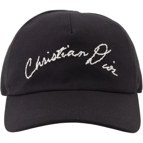 Caps, male, , Size: M Handwritten Cap Fall-Winter Collection 2024 - Dior - Modalova