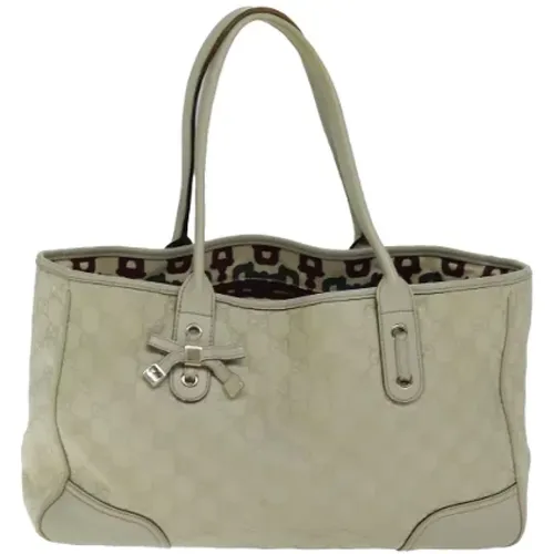 Pre-owned Tote Bags, female, , Size: ONE SIZE Pre-owned Leather gucci-bags - Gucci Vintage - Modalova