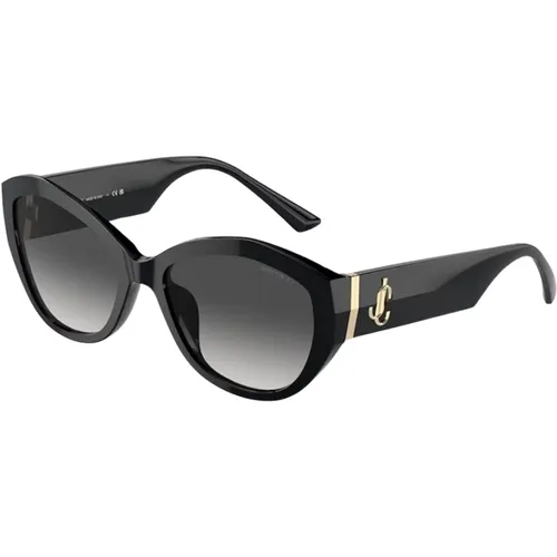 Stylish Sunglasses with Grey Gradient Lenses , unisex, Sizes: 55 MM - Jimmy Choo - Modalova