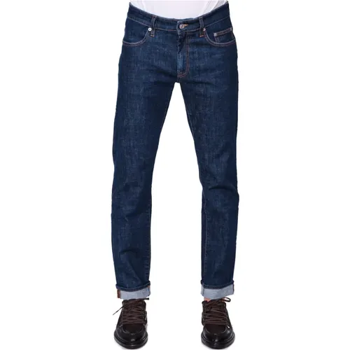 Slim-fit Jeans , male, Sizes: W31, W35, W32 - Siviglia - Modalova