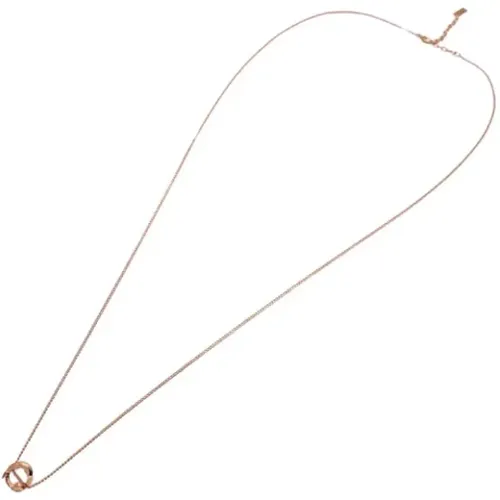 Pre-owned Jewellery, female, , Size: ONE SIZE Pre-owned Metal necklaces - Yves Saint Laurent Vintage - Modalova