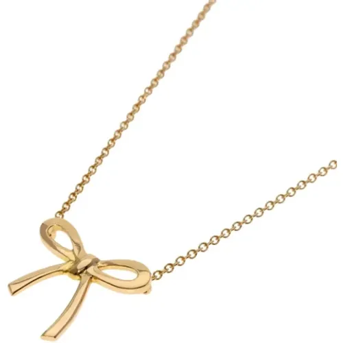 Pre-owned Jewellery, female, , Size: ONE SIZE Pre-owned Rose Gold necklaces - Tiffany & Co. Pre-owned - Modalova