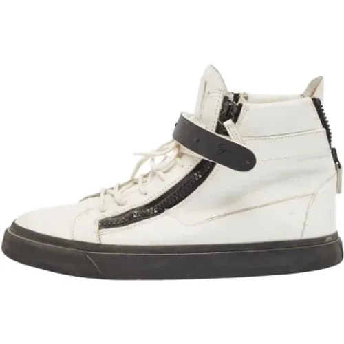 Pre-owned Sneakers, male, , Size: 13 US Pre-owned Leather sneakers - Giuseppe Zanotti Pre-owned - Modalova