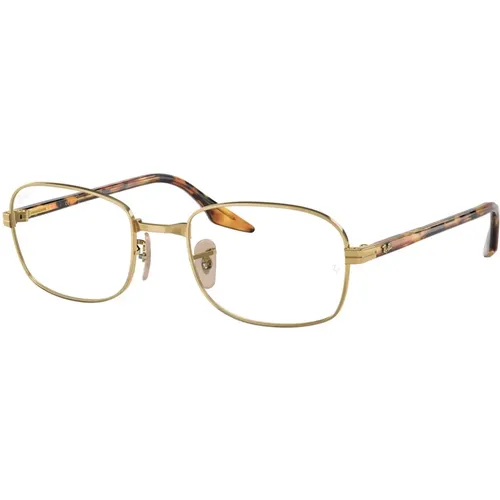 Gold Sunglasses for Men - RX 3690V , male, Sizes: 53 MM - Ray-Ban - Modalova