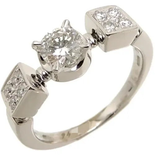 Pre-owned Jewellery, female, , Size: ONE SIZE Pre-owned White Gold rings - Bvlgari Vintage - Modalova