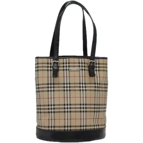 Pre-owned Tote Bags, female, , Size: ONE SIZE Pre-owned Leather handbags - Burberry Vintage - Modalova