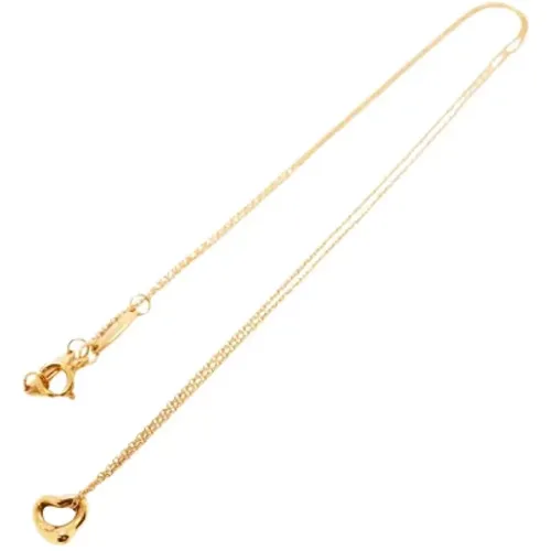 Pre-owned Jewellery, female, , Size: ONE SIZE Pre-owned Rose Gold necklaces - Tiffany & Co. Pre-owned - Modalova