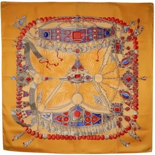 Pre-owned Scarves, female, , Size: ONE SIZE Pre-owned Silk scarves - Hermès Vintage - Modalova