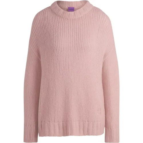 Soft Alpaca Mix Sweater , female, Sizes: M, XS - Hugo Boss - Modalova