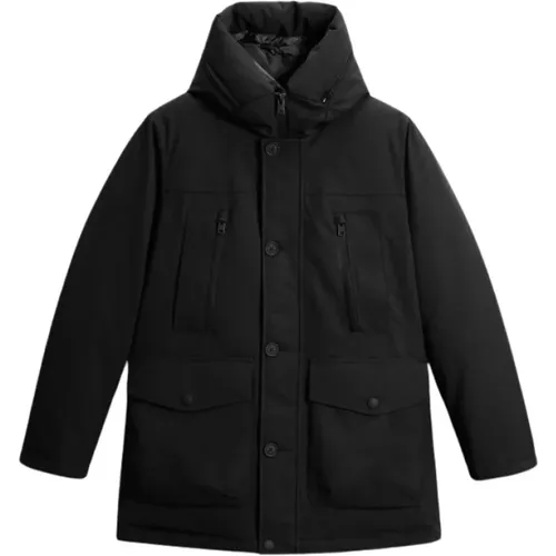 Arctic Parka in Poly Twill , male, Sizes: S, XL - Woolrich - Modalova