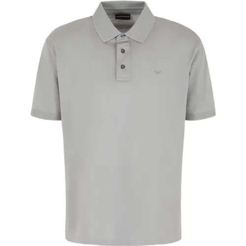 Light Grey T-shirts and Polos , male, Sizes: 2XL, XL, S - Emporio Armani - Modalova