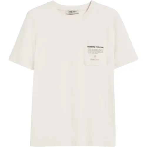 Jersey Interlock Kurzarmtasche T-shirt - Max Mara - Modalova