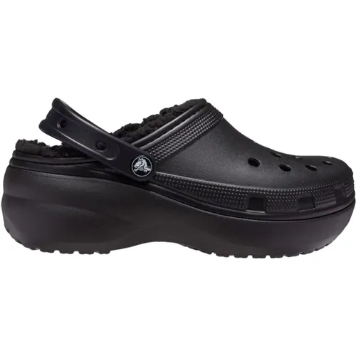 Clogs, female, , Size: 7 US Cozy and Stylish Classic Platform Sandals - Crocs - Modalova