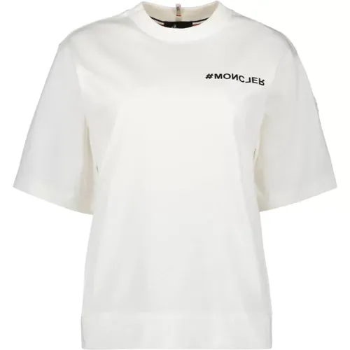 T-Shirts , Damen, Größe: L - Moncler - Modalova