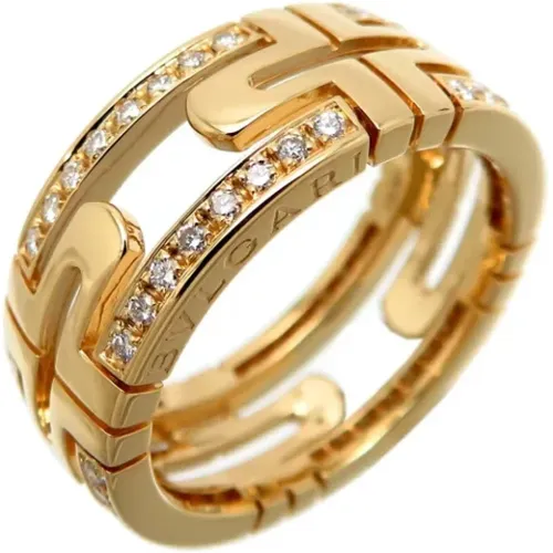 Pre-owned Jewellery, female, , Size: ONE SIZE Pre-owned Gold rings - Bvlgari Vintage - Modalova