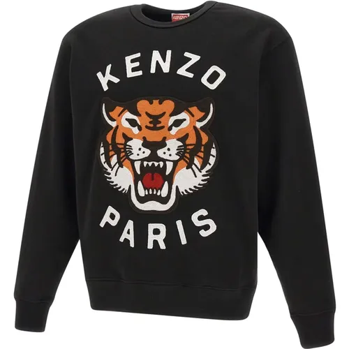 Sweatshirts, male, , Size: S Lucky Tiger Sweatshirt - Kenzo - Modalova