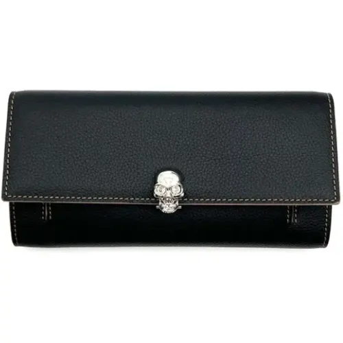 Pre-owned Wallets, female, , Size: ONE SIZE Pre-owned Leather wallets - Alexander McQueen Pre-owned - Modalova