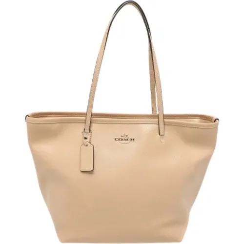 Pre-owned Tote Bags, female, , Size: ONE SIZE Pre-owned Leather handbags - Coach Pre-owned - Modalova