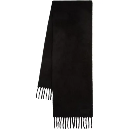 Alpaca Oversize Scarf , unisex, Sizes: ONE SIZE - Ami Paris - Modalova